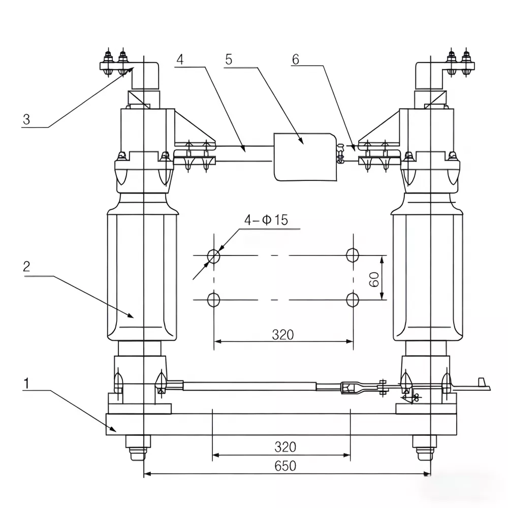 Outdoor High Voltage Disconnect Switch